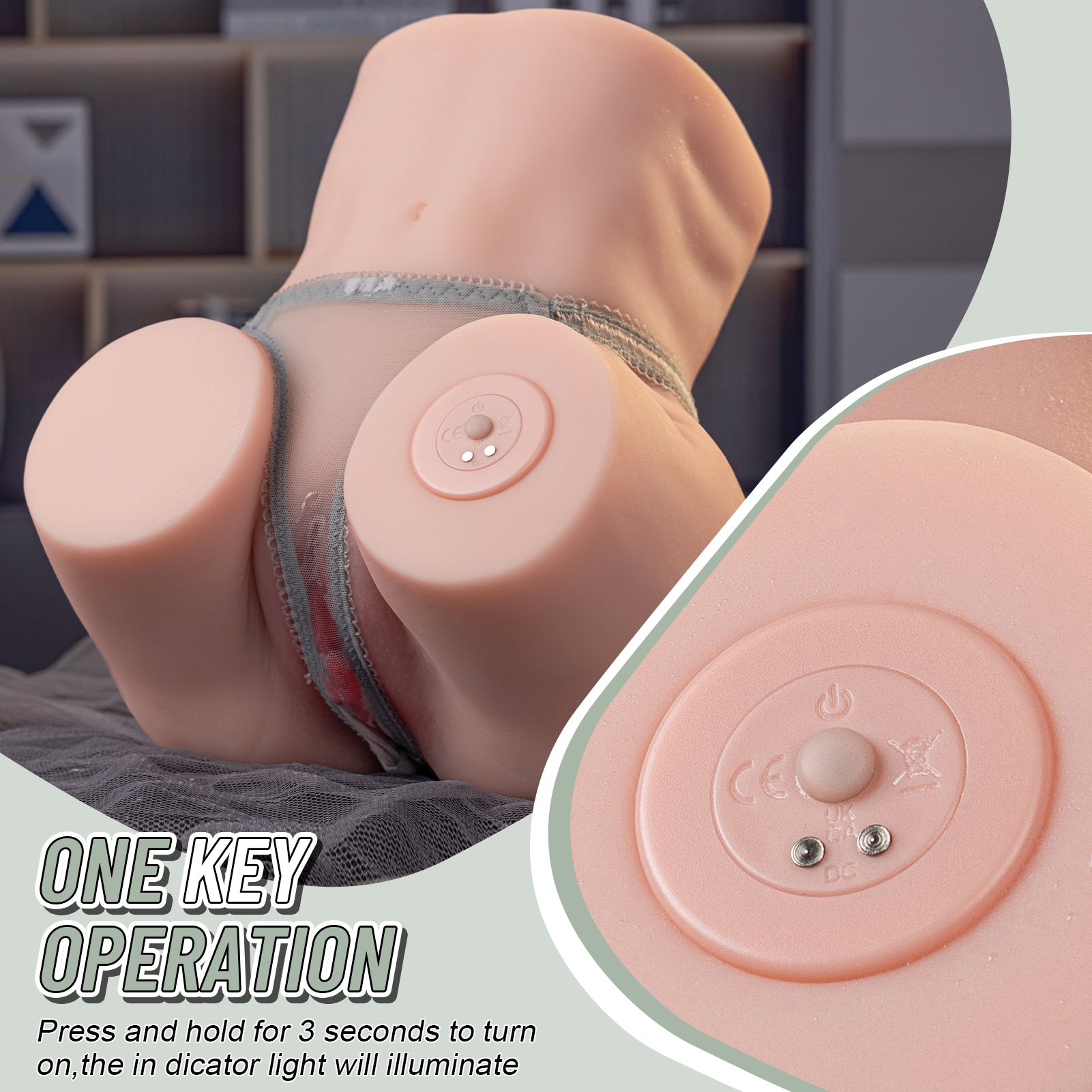 Sex Doll Telescopic Male Masturbator Realistic Pocket Pussy 7LB
