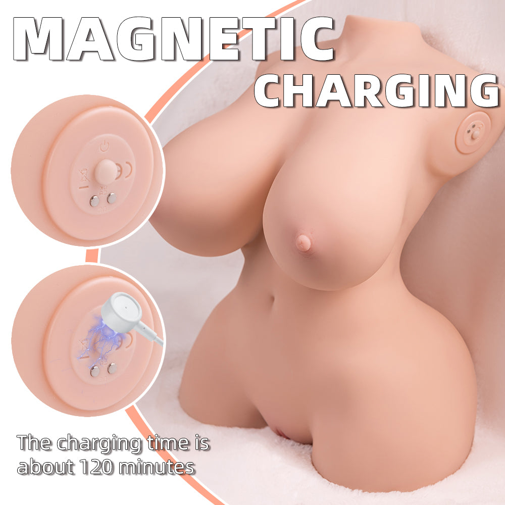 Telescopic Sex Doll Male Masturbator 3 Speed & 4 Thrusting Frequency - 23LB